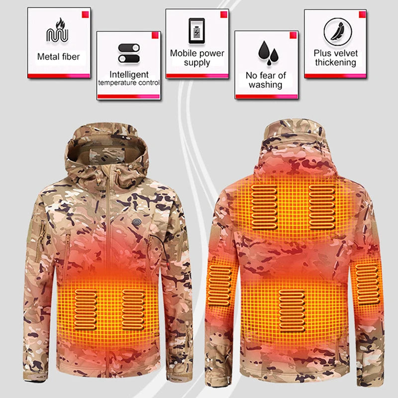 USB Heated Winter Jacket