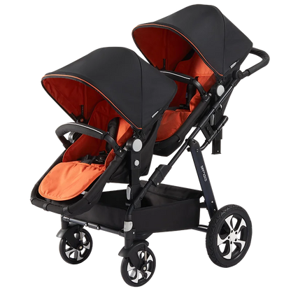 folding twin baby stroller