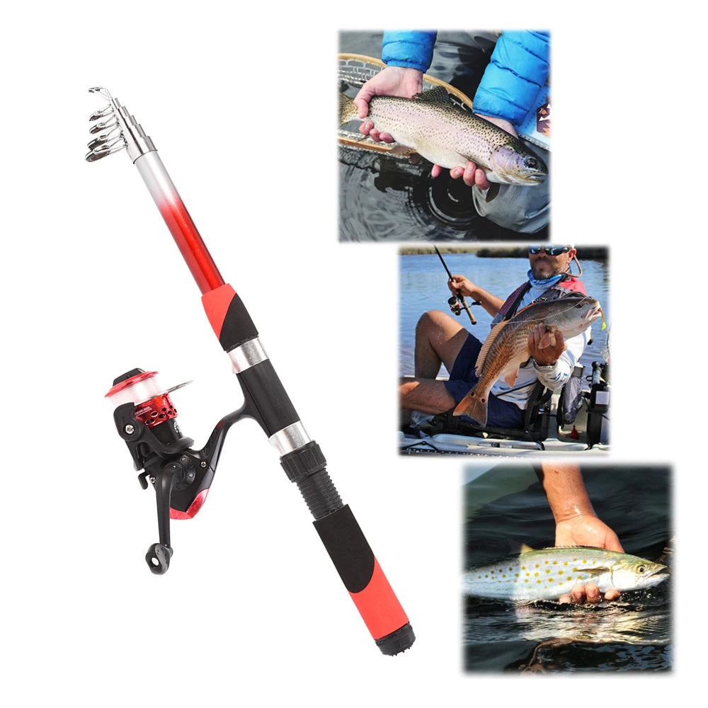 Fishing Rod Reel Combo Full Kit