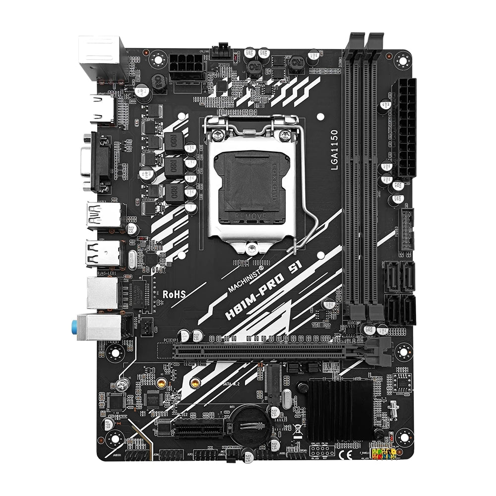 H81 Motherboard LGA 1150 NGFF M.2 Slot Support