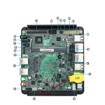 Celeron J4125 DDR4 M.2 SSD Mini PC