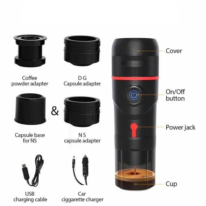 Portable Car Espresso Coffee Machine