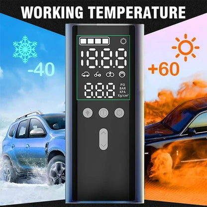 LED Lighting Inflator Auto Battery Starter Device