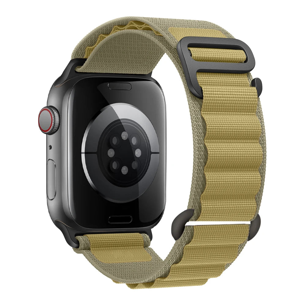 Straps for Apple watch Ultra 3 band 49mm 45mm 46mm 42mm 44mm 41 40mm Nylon Alpine bracelet correa iwatch Series 11 10 9 8 7 6 SE