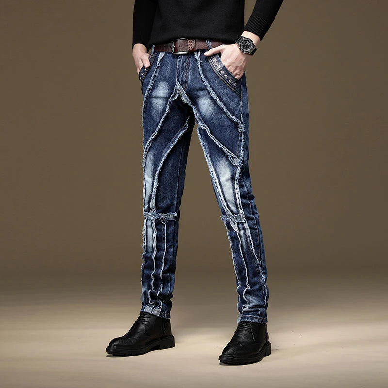 Men’s Light Luxury Slim-fit  Jeans