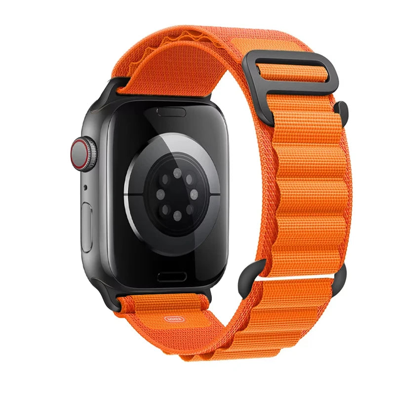 Straps for Apple watch Ultra 3 band 49mm 45mm 46mm 42mm 44mm 41 40mm Nylon Alpine bracelet correa iwatch Series 11 10 9 8 7 6 SE