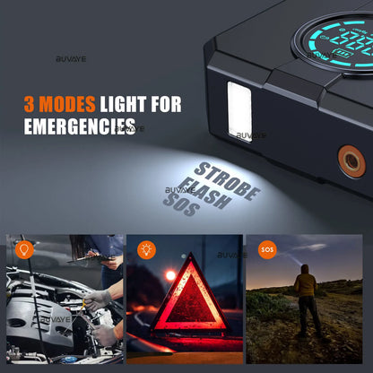 6 In 1 Car Jump Starter Air Pump