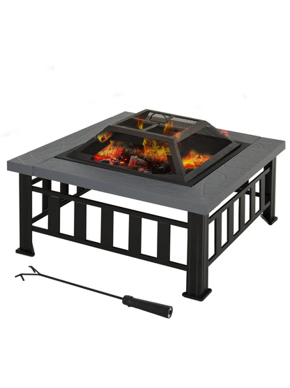 Outdoor Wood Burning Firepit