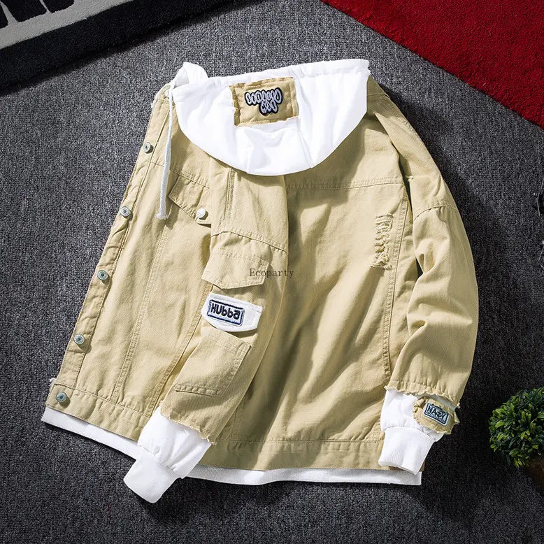 Men's Self-cultivation Street Windbreaker Jacket