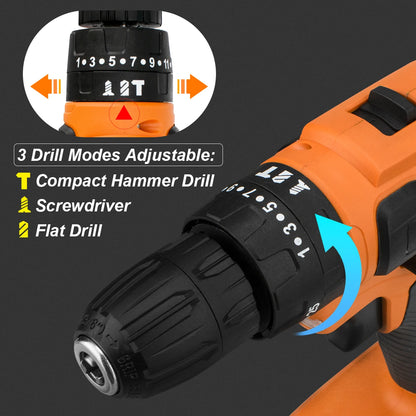 21V Cordless Drill Electric Screwdriver