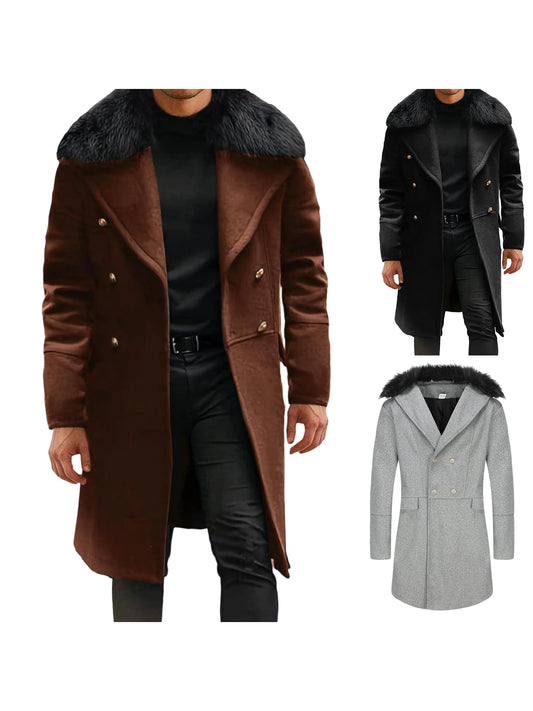 Men s Classic Double Breasted Trench Coat