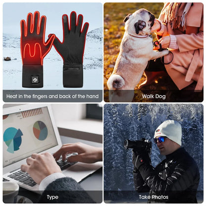 Heated USB Winter Gloves