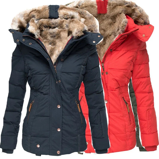 Winter Long Sleeve Zipper Hooded