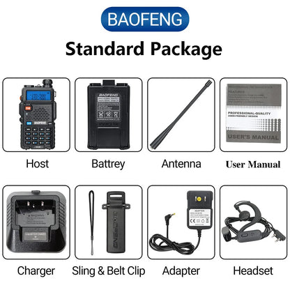5W/8W Two Way Radio UV-5R Walkie Talkie