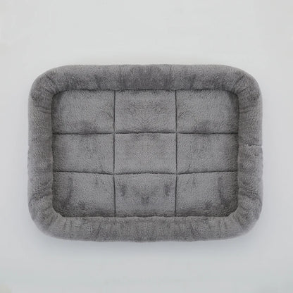 Soft Plush Square Dog Bed