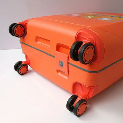 100% PP Anti-scraping Rolling Luggage