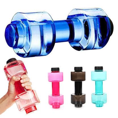 4 Colors Dumbbell Sports Water Bottles