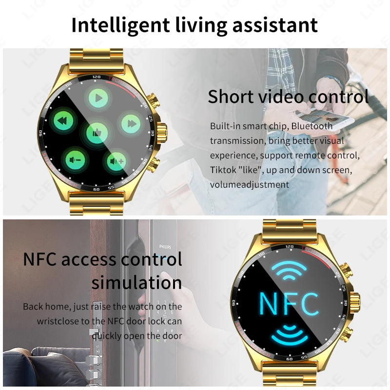 400mAh Outdoor Compass Smart Watch