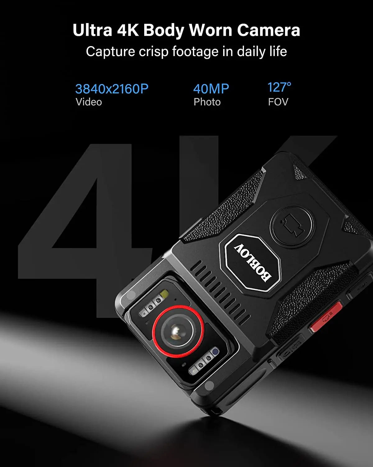 M7 Pro 4K GPS Body Mounted Camera