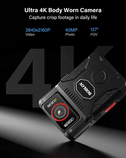 M7 Pro 4K GPS Body Mounted Camera