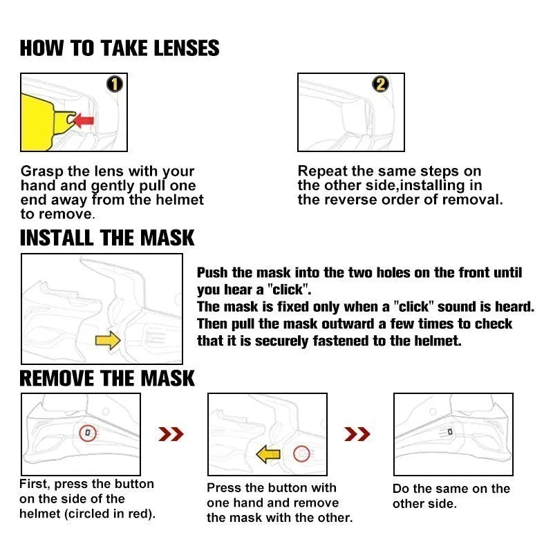 Detachable Multi-purpose Combination Helmet