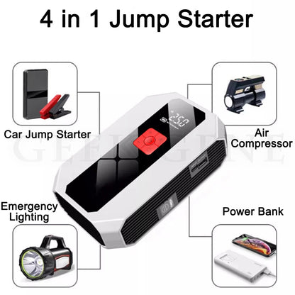 1200A Car Jump Starter with Air Compressor