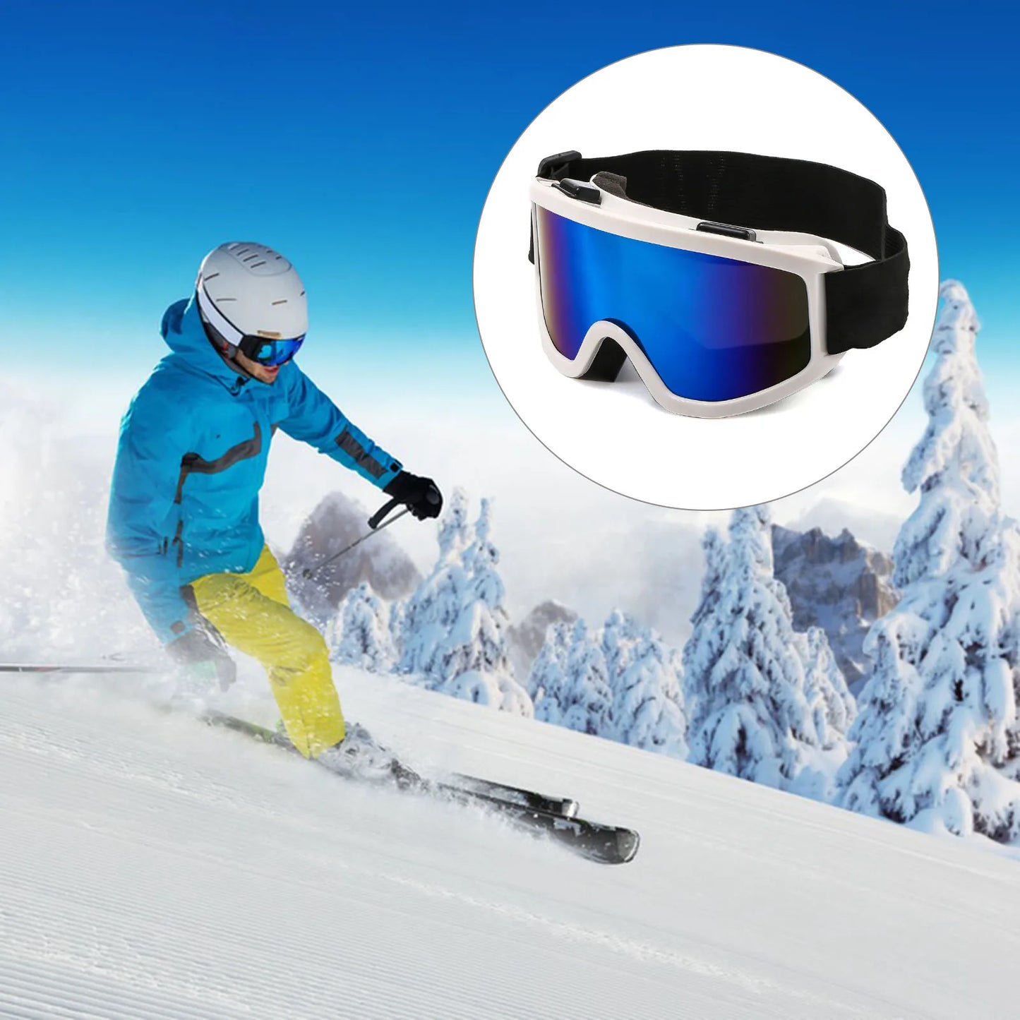 Double Layer Anti Fog Mountain Ski Goggles