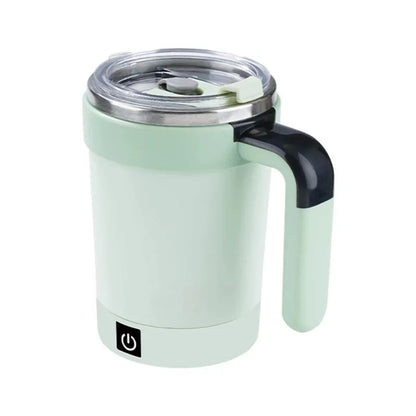Stainless steel coffee cup automatic stirring cup