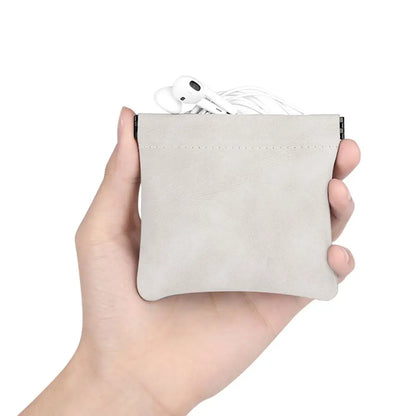 Headphone Case Mini Purse USB Data Cable Organizer