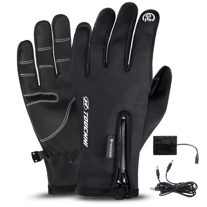 Heated Electric Gloves Winter Rechargeable Waterproof