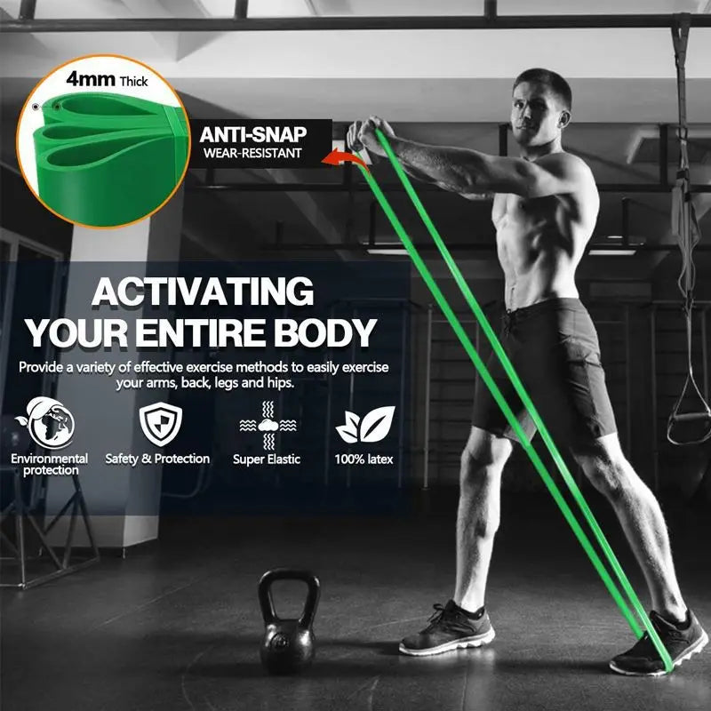 Fitness Elastic Belt Pull-ups Resistance Band