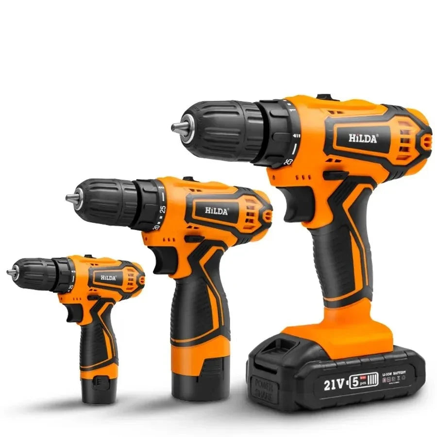 12V 16.8V 21V Cordless Drill Electric Screwdriver