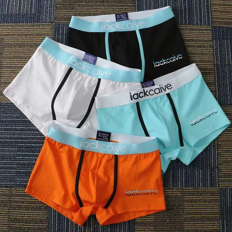 4Pcs Men's Cotton Boxer Shorts