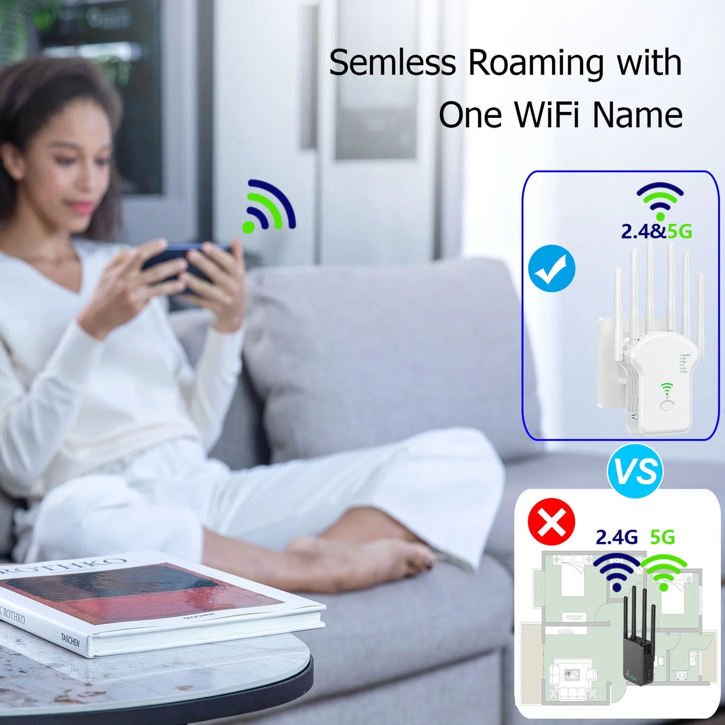 1200Mbps Wireless WiFi Router