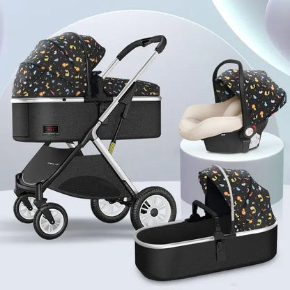 3 in 1 Foldable baby stroller