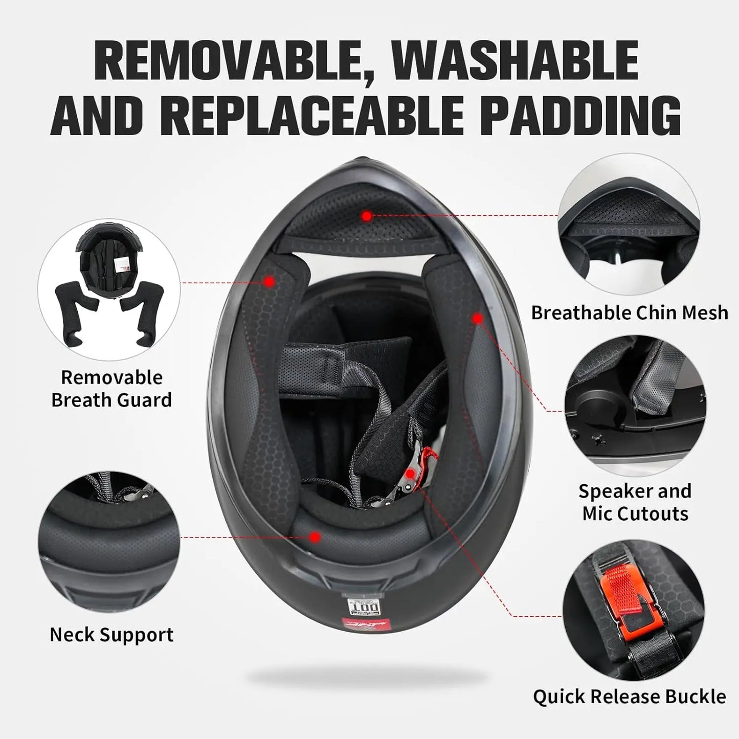 Full Face Motorcycle Helmet