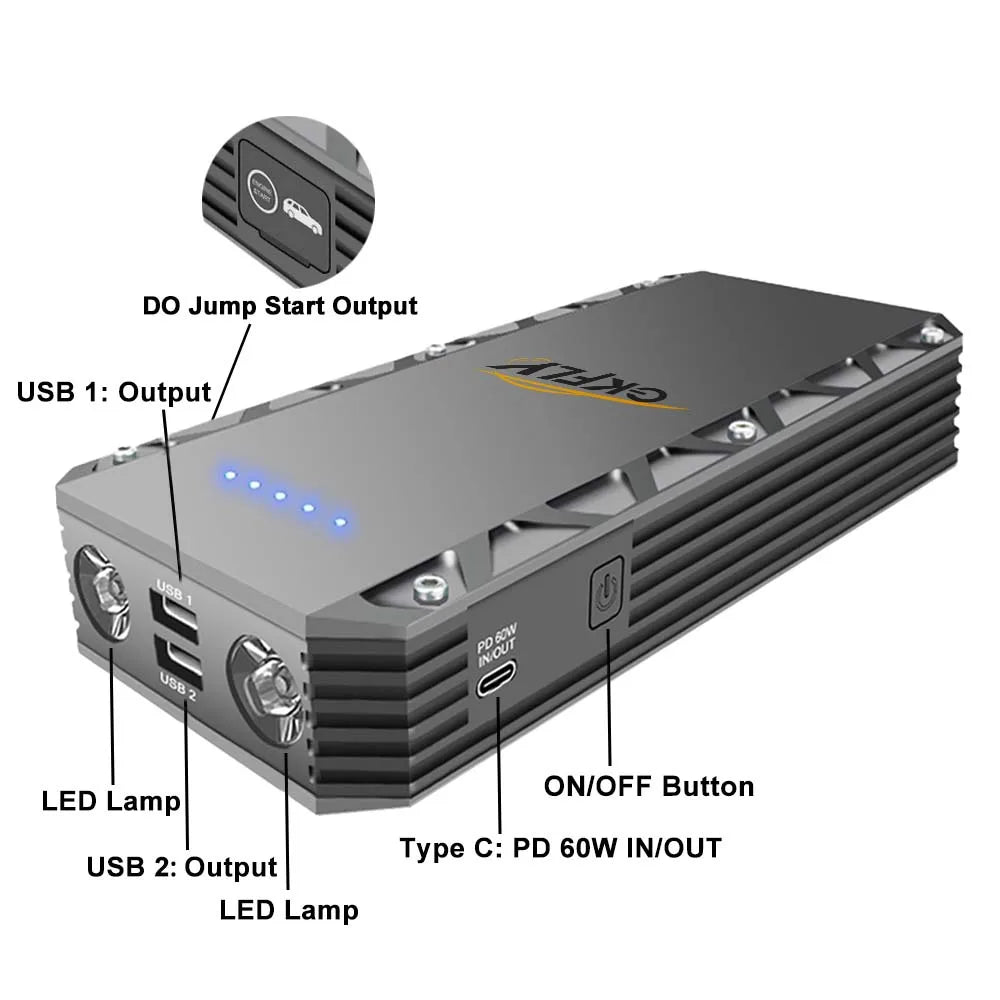 3000A High Power Car Jump Starter