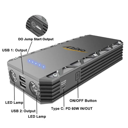 3000A High Power Car Jump Starter