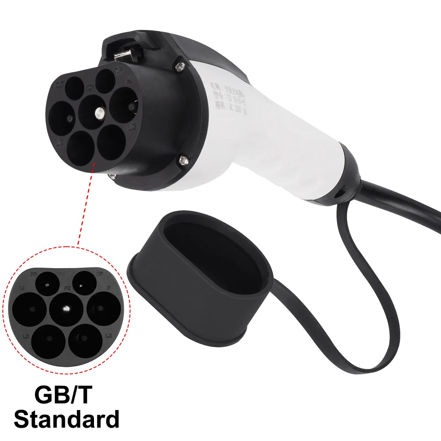 New GBT Car 16A Protable EV Charger with 3.5M 5M Cable