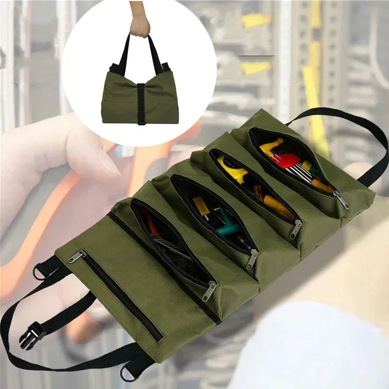 Multi Pocket Hardware Tools Organizer Bag