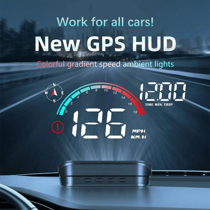 HUD GPS Universal Multi-functions Heap up Display M22 Speedometer