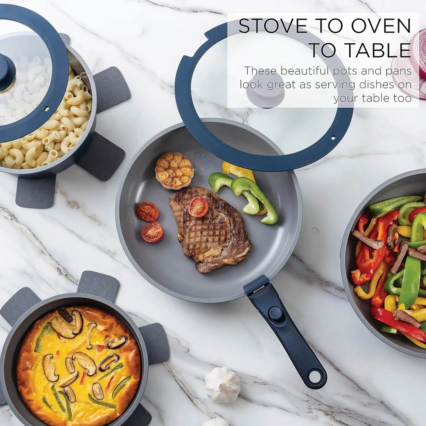 16 Piece Pots and Pans Set