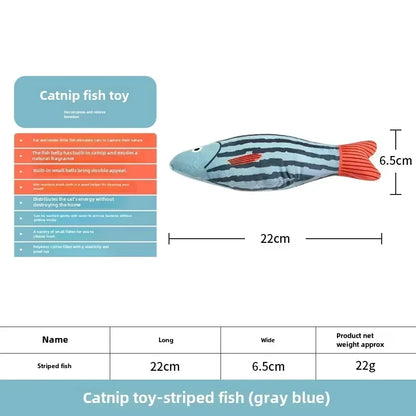 Simulation Fish Interactive Chew Toy for Cat