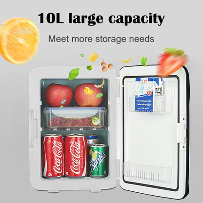 10L Dual-Use Mini Car refrigerator