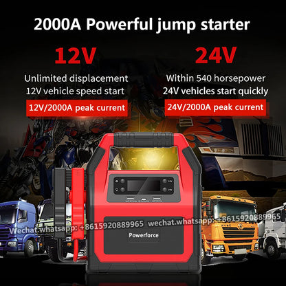 Rig Truck 46800mAh Booster Jump Starter