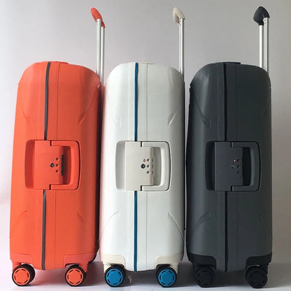 100% PP Anti-scraping Rolling Luggage