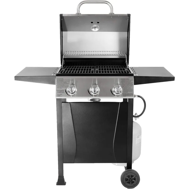 Outdoor Barbeque 3 Burner Propane Gas Grill