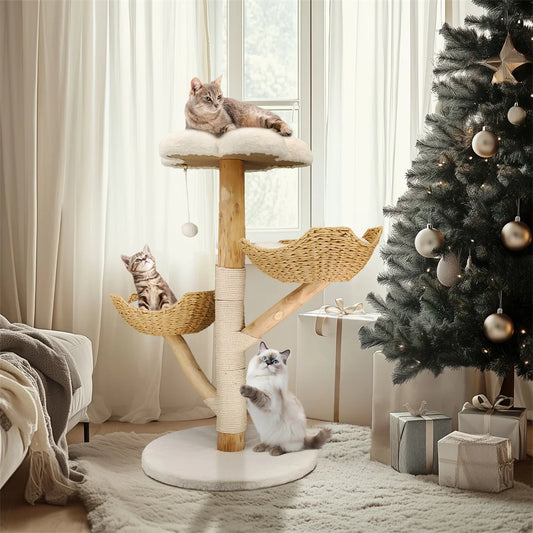 110cm Modern Cat Furniture Climbing Tree