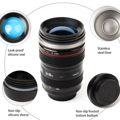 Camera Lens Cup Thermal Coffee Mug