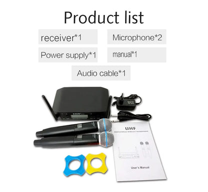 Wireless Professional UHF  Handheld  Microphone